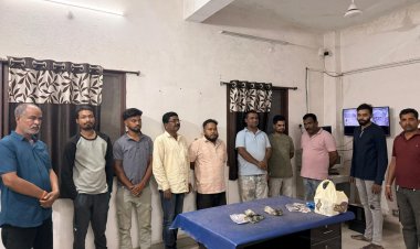 जंगल में चल रहा था जुए का फड़, 9 आरोपी गिरफ्तार, 1.16 लाख नकद जब्त