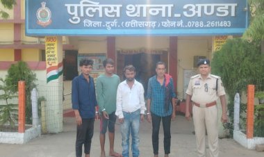 भैंस चोरी कर ले जा रहे नाबालिग सहित 5 गिरफ्तार