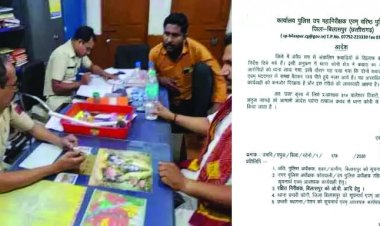थाने में कबाड़ माफिया को ‘VIP ट्रीटमेंट’! फोटो वायरल होते ही दो पुलिसकर्मी लाइन अटैच