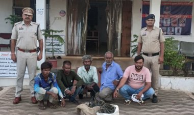 ट्यूबवेल से कॉपर वायर चोरी करने वाला गिरोह पकड़ा गया, 5 आरोपी गिरफ्तार