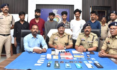 20 लाख की साइबर ठगी का खुलासा, राजस्थान के 6 आरोपी गिरफ्तार