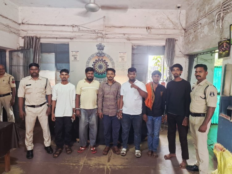 कसाई मोहल्ला में चल रहा था जुए का खेल, छावनी पुलिस ने 7 जुआरियों को दबोचा