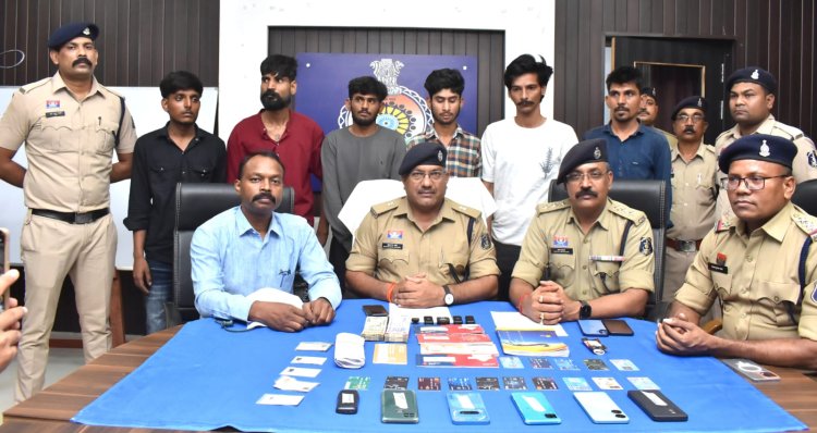 20 लाख की साइबर ठगी का खुलासा, राजस्थान के 6 आरोपी गिरफ्तार