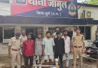 जामुल में पुरानी रंजिश का खूनी अंजाम: 3 लोगों पर जानलेवा हमला, 3 नाबालिग सहित 8 गिरफ्तार