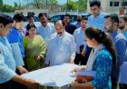 उपमुख्यमंत्री अरुण साव ने महापौर के साथ विकास कार्यों का किया निरीक्षण,  समय-सीमा में गुणवत्तापूर्ण कार्य पूर्ण करने दिए निर्देश