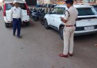 नो पार्किंग पर सख्ती, 107 वाहनों पर कार्रवाई
