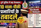 दुर्ग पुलिस में बड़ा फेरबदल, 10 थाना-चौकी प्रभारियों के तबादले