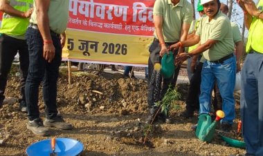जेके लक्ष्मी सीमेंट में विश्व पर्यावरण दिवस पर जागरूकता कार्यक्रम, कर्मचारियों और बच्चों ने लिया हिस्सा