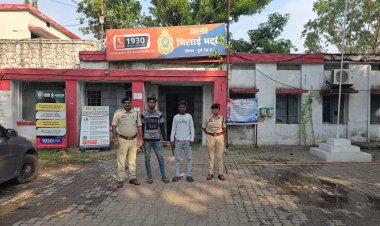 भिलाई स्टील प्लांट में कॉपर तार चोरी की साजिश नाकाम, 4 आरोपी गिरफ्तार, 97 हजार का कॉपर तार बरामद