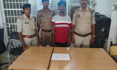 सूने मकान में चोरी करने वाला आरोपी गिरफ्तार, सोने के गहने और औजार बरामद
