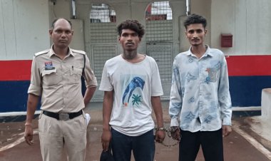 धमधा नाका मंडी में हथियार लहराकर दहशत फैलाने वाले दो आरोपी गिरफ्तार