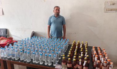 अवैध शराब के साथ 6 आरोपी गिरफ्तार