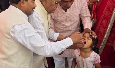 भिलाई-3 में राष्ट्रीय पल्स पोलियो अभियान का शुभारंभ,