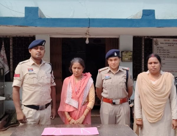 घर से सोने-चांदी के जेवर चोरी करने वाली महिला गिरफ्तार, चांदी की पायल बरामद