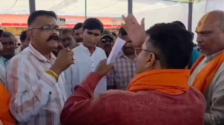बीजेपी नेता से दुर्व्यवहार मामले में दुर्ग जनपद CEO रूपेश पाण्डेय निलंबित