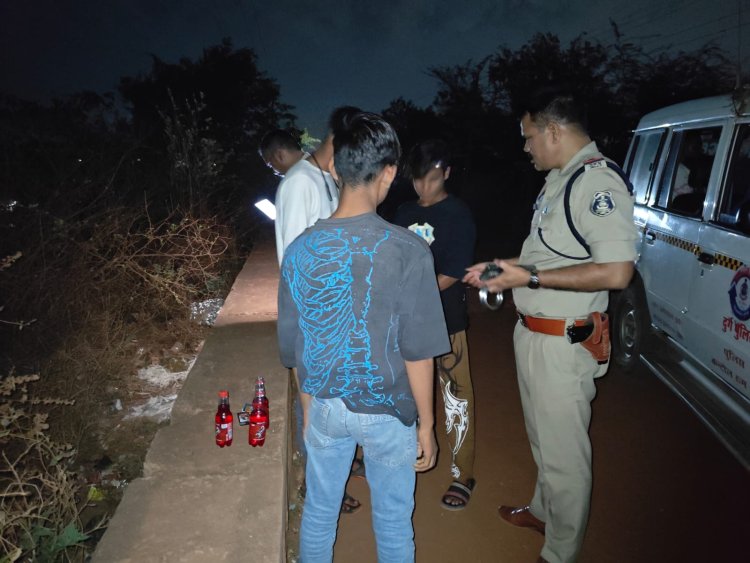 खुले में शराब पीने और अड्डेबाजी करने वालों पर कार्रवाई, 55 प्रकरण दर्ज