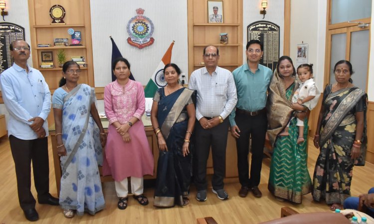 पुलिस विभाग के 4 कर्मचारियों को सेवानिवृत्ति पर सम्मानपूर्वक विदाई