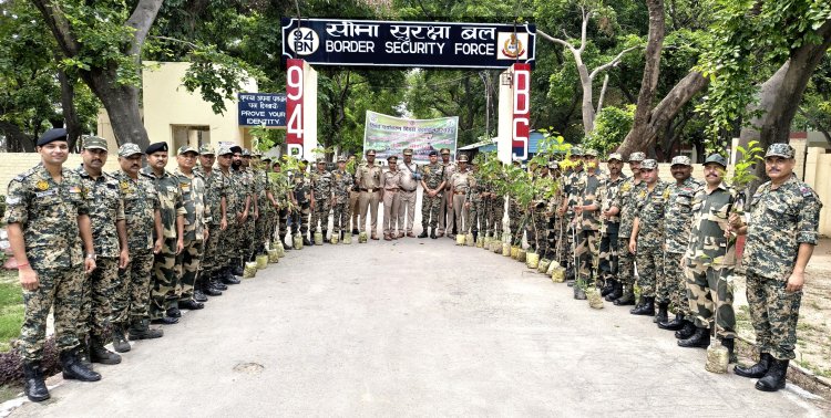 पर्यावरण संरक्षण के लिए BSF की बड़ी पहल, भिलाई सहित इकाइयों में लगाए 5000 पौधे