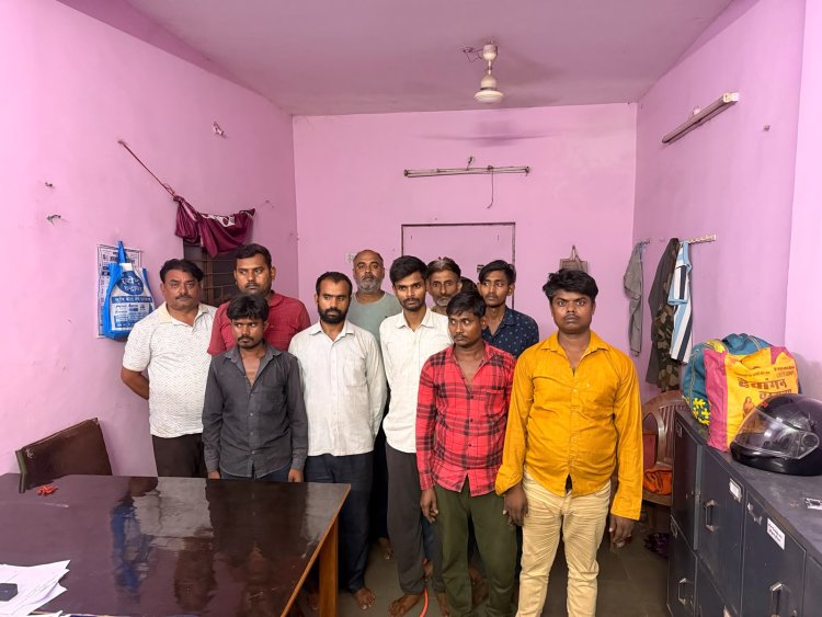 दुर्ग में अवैध गुटखा फैक्ट्रियों पर पुलिस का बड़ा छापा, 10 आरोपी गिरफ्तार, लाखों का माल जब्त