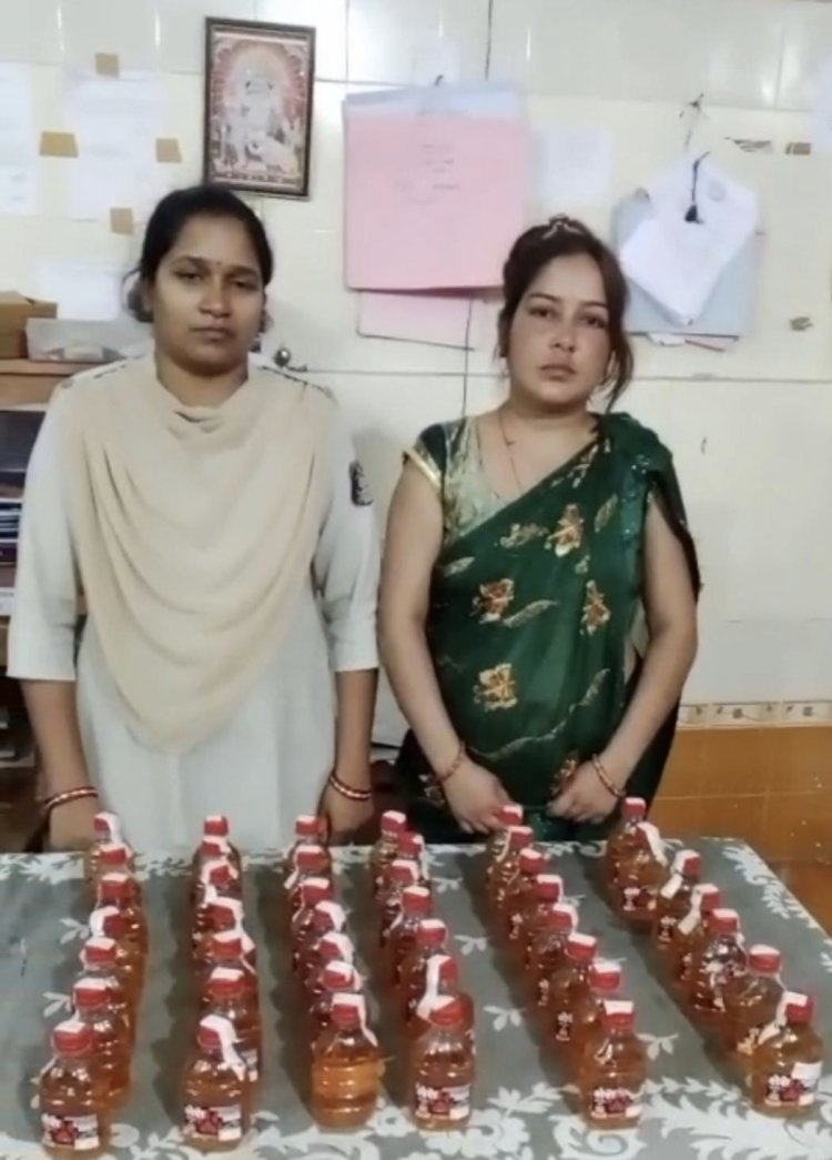 दो अलग-अलग मामलों में 78 पौवा देशी शराब जब्त