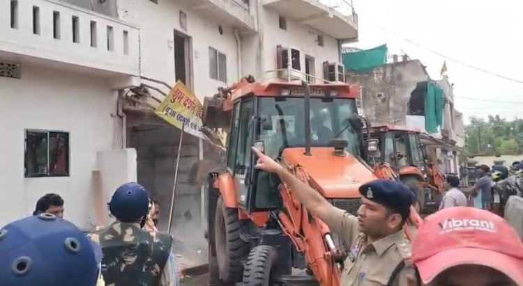 बोरसी भाठा की शासकीय भूमि से वर्षों पुराना अतिक्रमण हटाया, निगम-राजस्व और पुलिस की संयुक्त बड़ी कार्रवाई