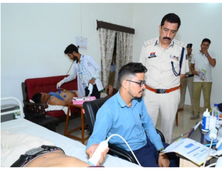 सीएएफ प्रथम बटालियन परिसर में लगा मेगा हेल्थ कैंप, 500 जवानों और परिजनों का हुआ स्वास्थ्य परीक्षण
