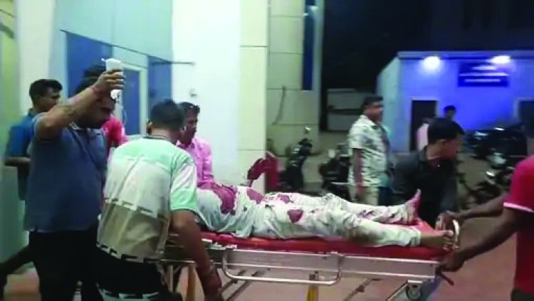 नाश्ता दुकान संचालक पर ताबड़तोड़ चाकू से हमला