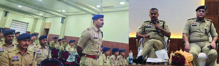 आईजी अभिषेक शांडिल्य ने प्रशिक्षु उप निरीक्षकों को दिए आधुनिक पुलिसिंग के गुर, तकनीक और जनसेवा पर दिया जोर
