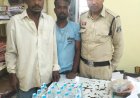 गौठान के पास चल रही थी अवैध शराब की बिक्री, उतई पुलिस ने दो तस्करों को दबोचा