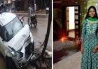 बुआ की शादी से लौट रहे परिवार पर टूटा दुखों का पहाड़, बिजली खंभे से टकराई कार,छात्रा की मौके पर मौत
