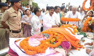 पद्म विभूषण डॉ. तीजन बाई पंचतत्व में विलीन, राजकीय सम्मान के साथ अंतिम विदाई