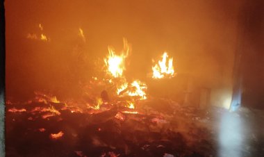 मकान में लगी भीषण आग, 4 घंटे की मशक्कत के बाद दमकल ने पाया गया काबू
