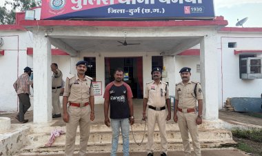 फार्म हाउस से निर्माण सामग्री चोरी करने वाला सुपरवाइजर गिरफ्तार, ₹40 हजार का सामान बरामद