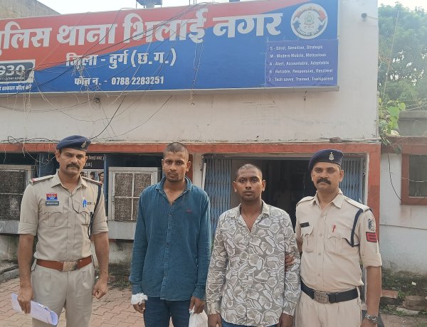 पुरानी रंजिश में जानलेवा हमला, दुर्ग पुलिस ने 2 आरोपियों को दबोचा