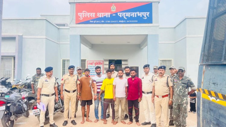 पुरानी रंजिश में युवक की हत्या, 12 घंटे में एक ही परिवार के 6 आरोपी गिरफ्तार