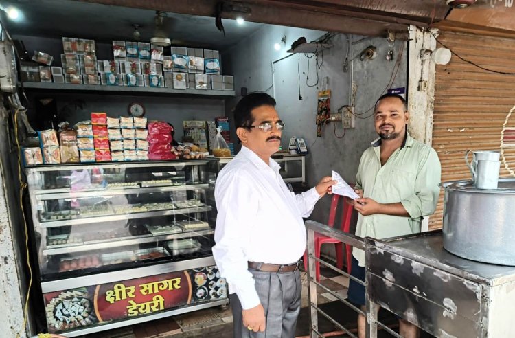 सिंगल यूज प्लास्टिक और सड़क बाधा पर निगम का एक्शन, 1100 रुपये का जुर्माना