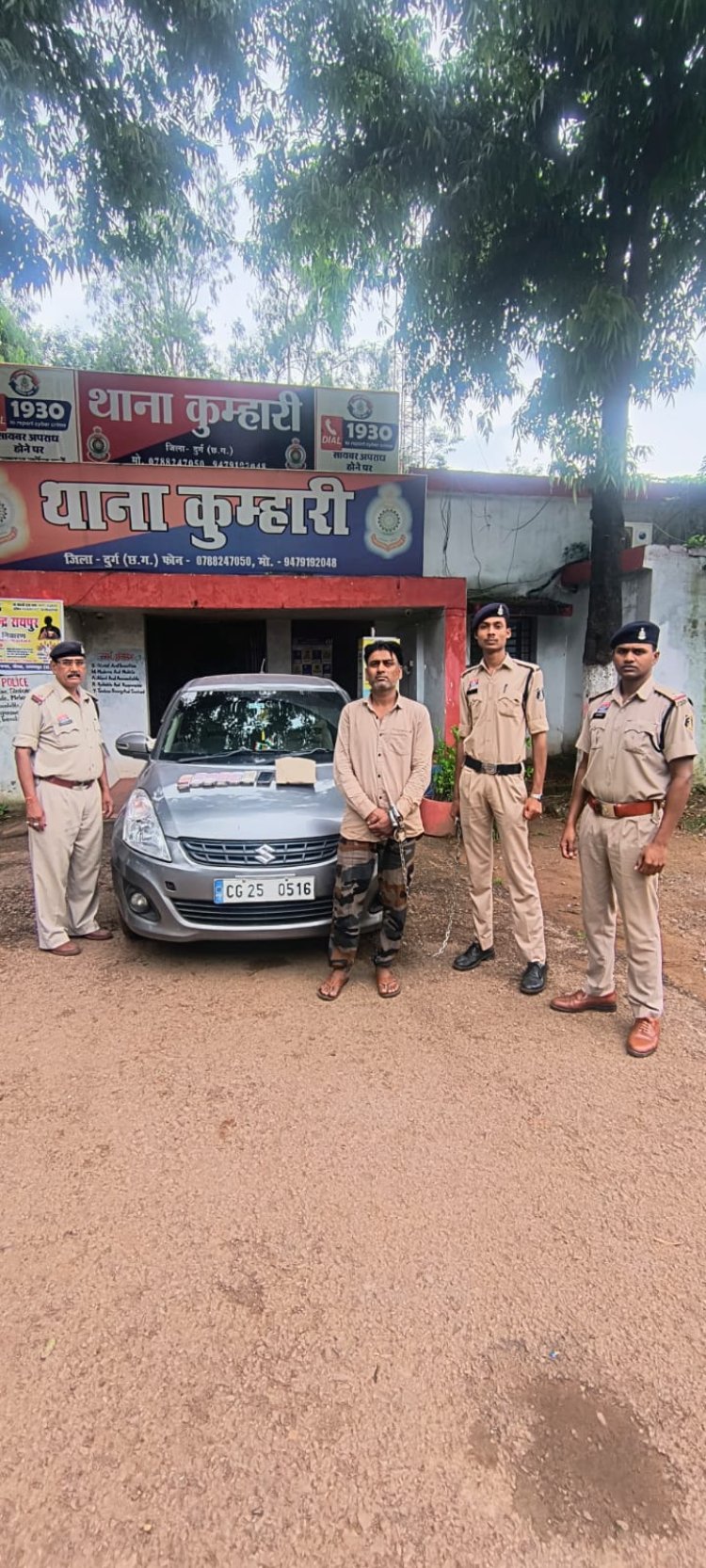 दुर्ग जिले में नशीली अल्प्राजोलम टैबलेट की बड़ी खेप पकड़ी, 1000 टैबलेट, 1 लाख नकद समेत 8 लाख का माल जब्त, आरोपी गिरफ्तार