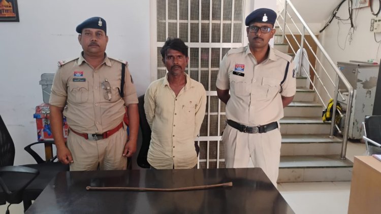 बीच-बचाव करने आए युवक पर धारदार हथियार से हमला, फरार आरोपी गिरफ्तार