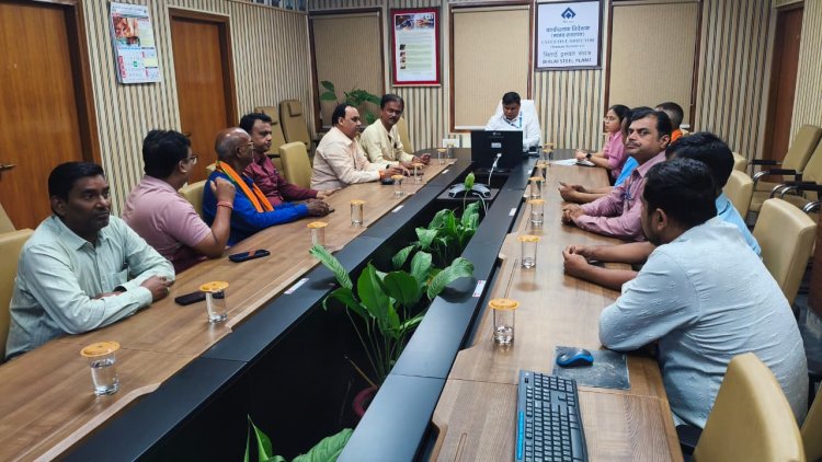 महिला ट्रेड अप्रेंटिस और ठेका श्रमिकों के मुद्दों पर बीएसपी प्रबंधन से वर्कर्स यूनियन की अहम बैठक