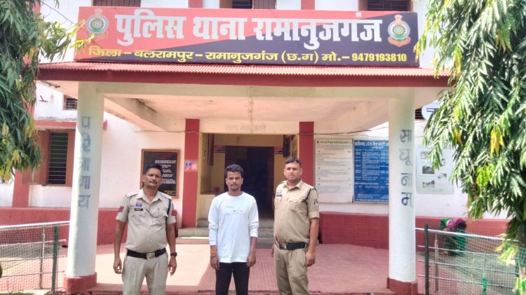 गोदाम में चोरी करने वाला आरोपी गिरफ्तार, ₹22,900 का पूरा सामान बरामद