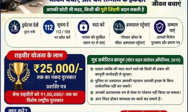 सड़क हादसे में घायल की जान बचाइए, सरकार देगी 25 हजार का इनाम: धमतरी पुलिस