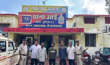 हाईटेंशन टावर पार्ट्स चोरी का खुलासा, 5 आरोपी गिरफ्तार, वाहन समेत चोरी का माल बरामद