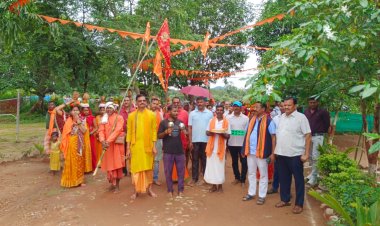 दंतेवाड़ा के कसौली कैंप में गूंजा जय श्रीराम, विधि-विधान से हुई श्री हनुमान जी की प्राण प्रतिष्ठा