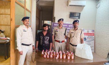 अवैध शराब पर पुलिस का शिकंजा, 7 आरोपी गिरफ्तार; 209 पौवा शराब और वाहन जब्त
