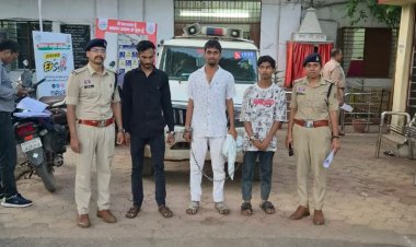 फैक्ट्री की दीवार फांदकर कॉपर केबल चोरी,5 नाबालिग सहित 7 गिरफ्तार