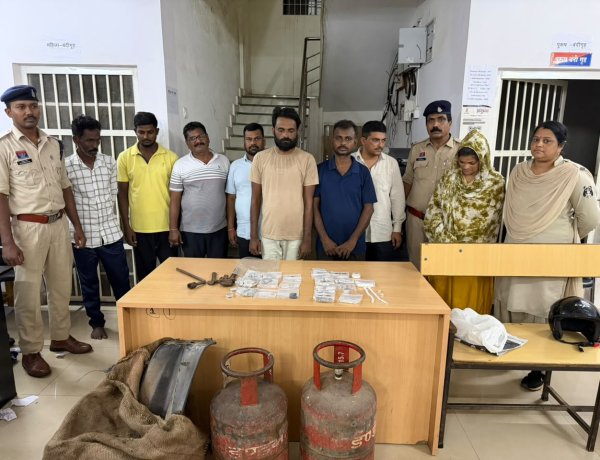 बंद मकानों की रेकी, ताला तोड़कर चोरी: वैशाली नगर पुलिस ने गिरोह के 5 सदस्यों को पकड़ा