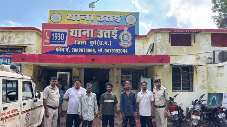 हाईटेंशन टावर पार्ट्स चोरी का खुलासा, 5 आरोपी गिरफ्तार, वाहन समेत चोरी का माल बरामद