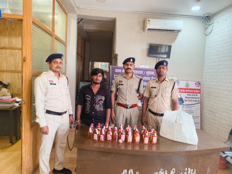 अवैध शराब पर पुलिस का शिकंजा, 7 आरोपी गिरफ्तार; 209 पौवा शराब और वाहन जब्त