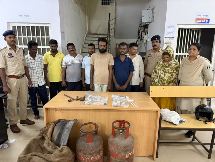 बंद मकानों की रेकी, ताला तोड़कर चोरी: वैशाली नगर पुलिस ने गिरोह के 5 सदस्यों को पकड़ा