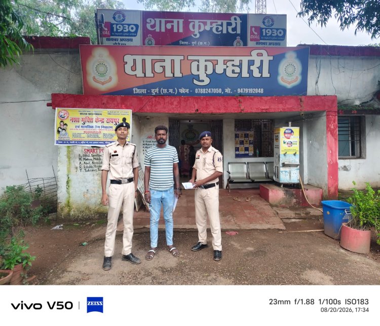 आदतन अपराधी भीम सोनकर पर बड़ी कार्रवाई, एक साल के लिए जिलाबदर